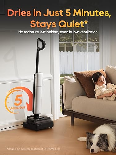 Miniatura 8 de DREAME Aero Pro - Trapeador todo en uno, aspiradora húmeda y seca para limpieza profunda de suelos duros, autolimpieza automática con una pulsación,