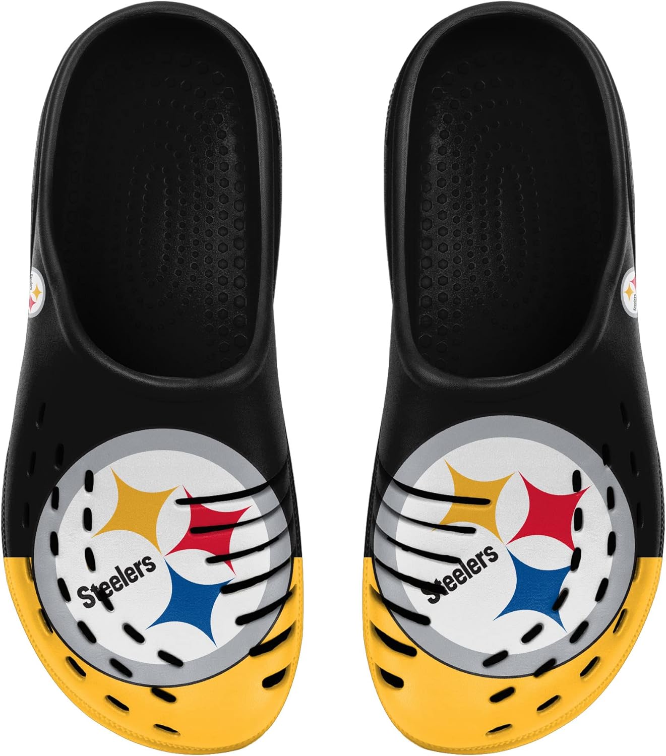FOCO Men's NFL Team Logo Garden Water Sandals Shoes Slipper Clogs