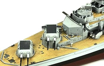 Amazon | モンモデル 1/700 ドイツ海軍 戦艦 ビスマルク 色分け