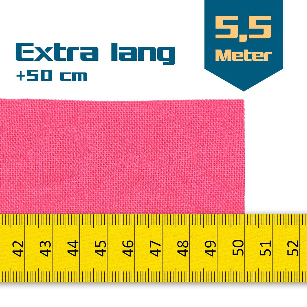SL Star Kinésiologie Tape 6 Set avec ciseaux - Sport Tape rouleaux 5 cm de largeur et 550 cm de long - Pansements Tapes