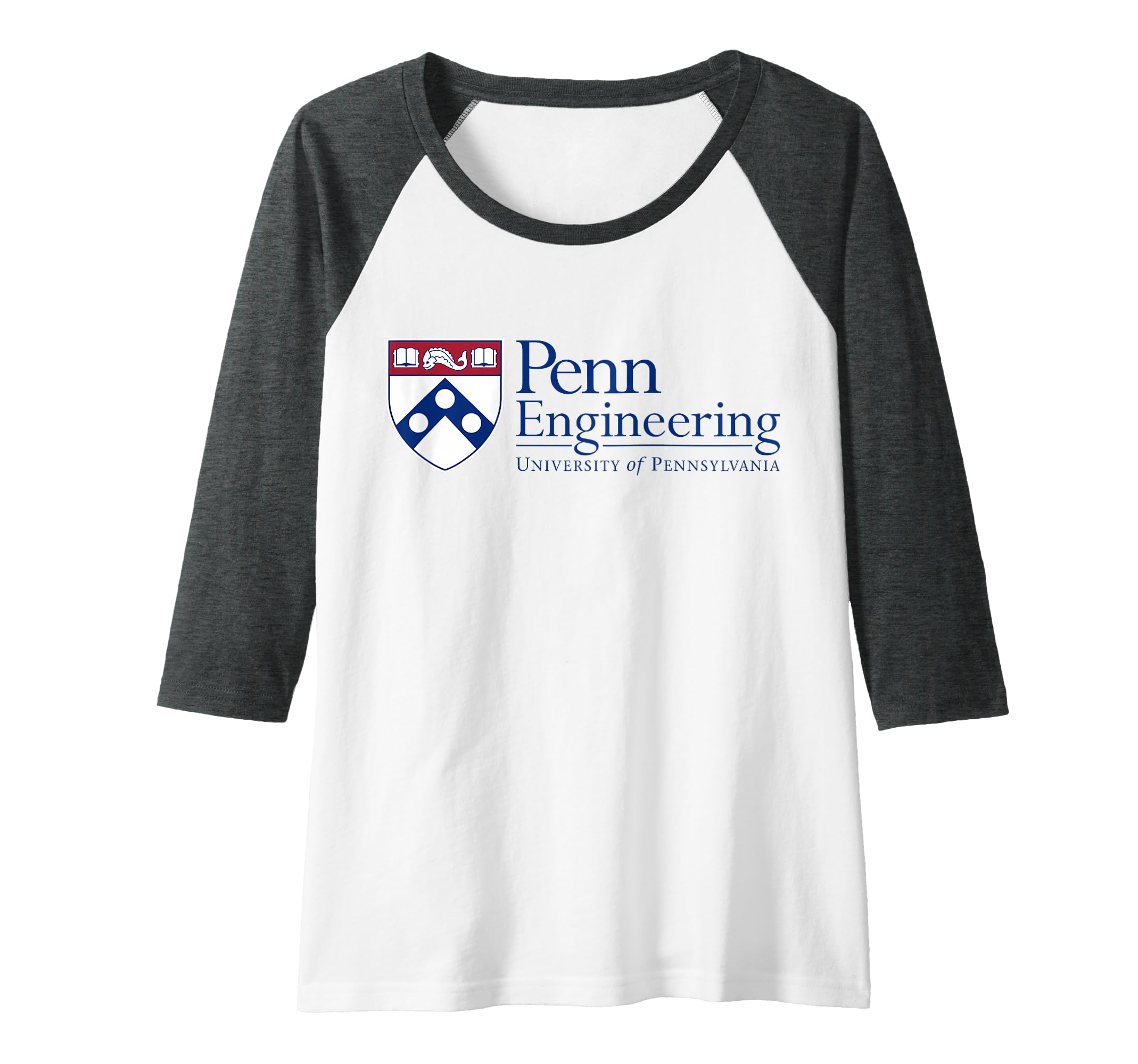 Womens UPenn School of Engineering Raglan Baseball Tee