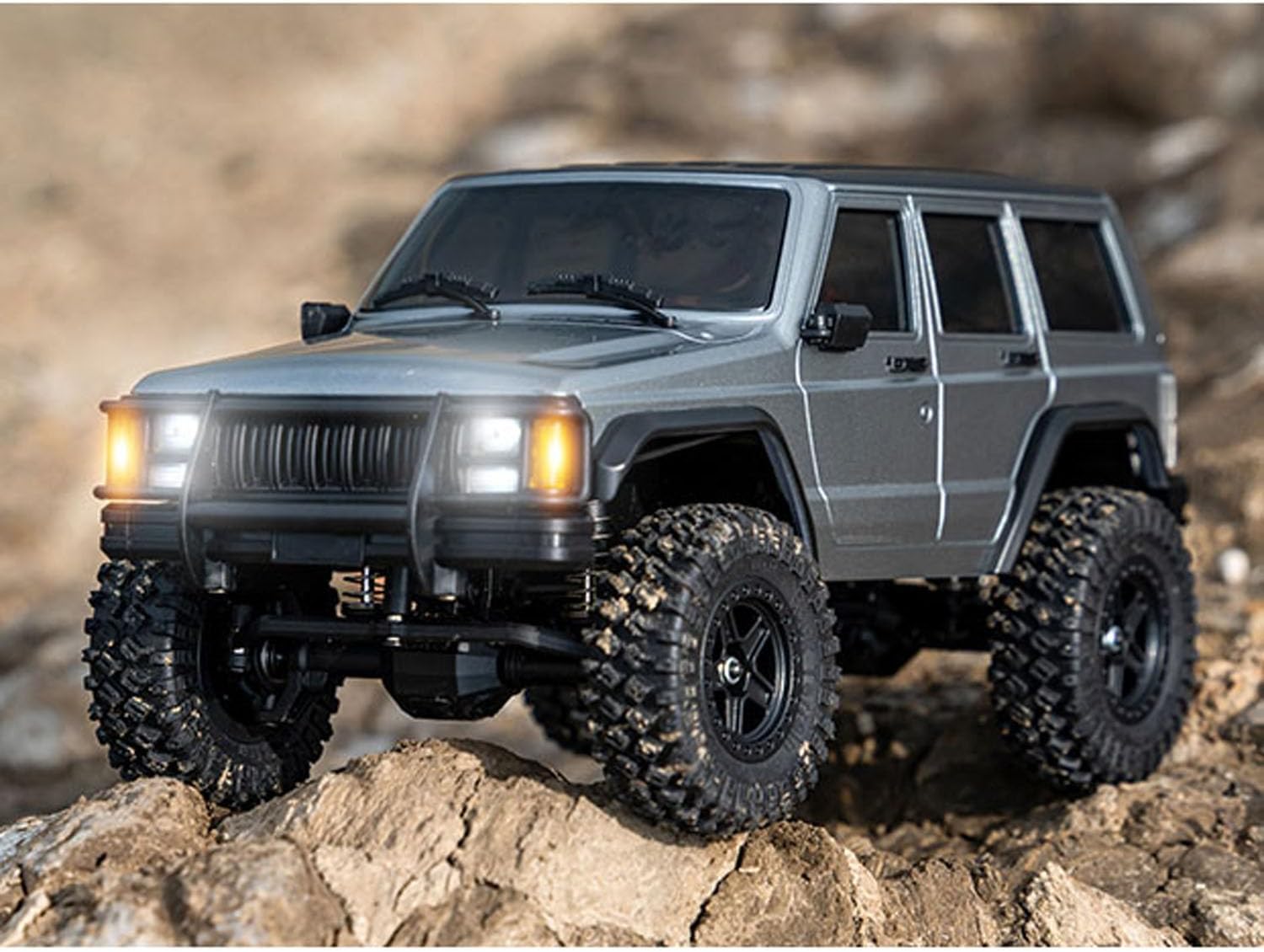 TOUCAN RC HOBBY 1/18 11.0Inches C8809 4 * 4 Remote Control Off Road Vehicle RC Crawler Car Model RTR 3 Speed Transmission 370 Brushed Motor for Ages 14+