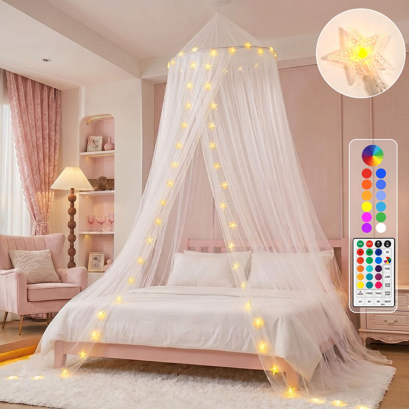 Obrecis LED Star Canopy