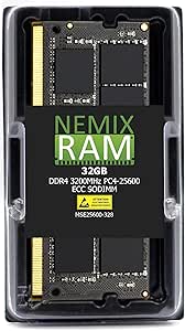 NEMIX RAM 32GB (1X32GB) DDR4 3200MHZ PC4-25600 2Rx4 1.2V 288-PIN ECC RDIMM Compatible With Cisco