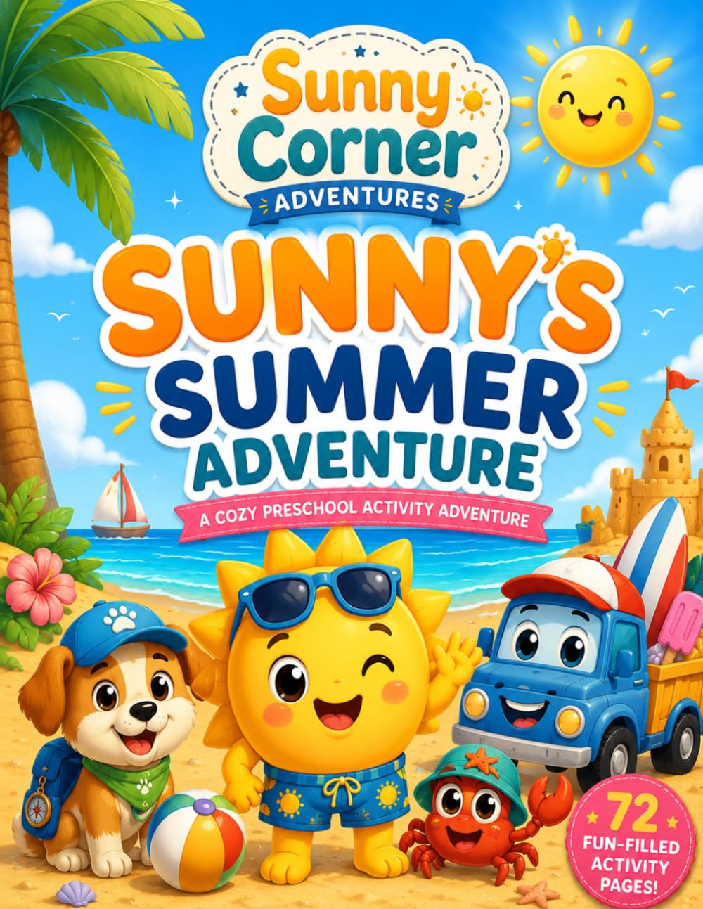 Sunny’s Big Summer Adventure: A Cozy Preschool Activity Book for Ages 3–7 (Sunny Corner Adventures)