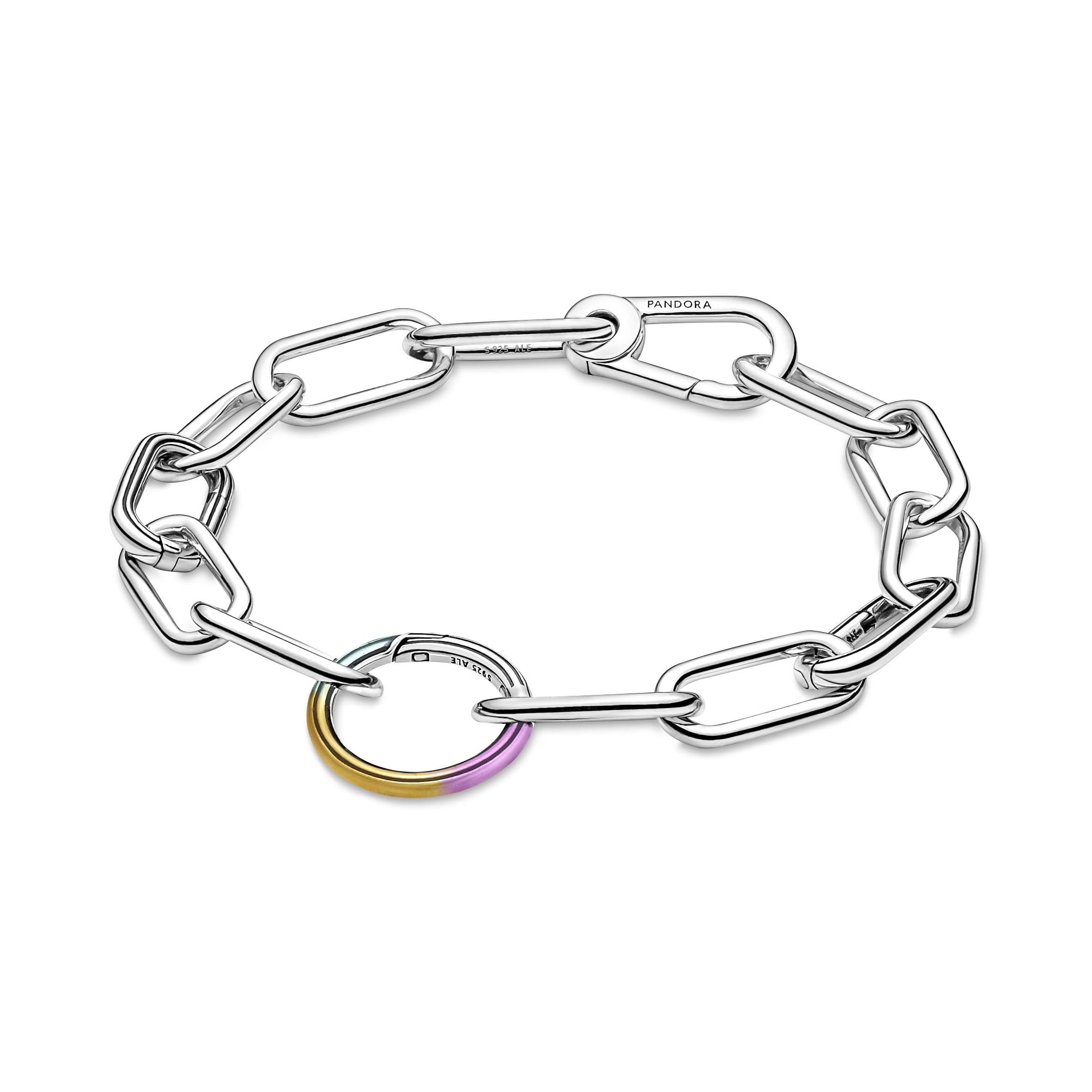 PANDORA ME Batik Runder Styling-Connector aus Sterling-Silber; nur kompatibel Me Armbändern