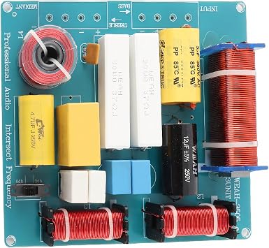 3 Way Speaker Audio Crossover Filters HiFi Speaker Frequency Dividers Crossover Filters for DIY KTV Stage Speaker