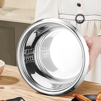 Mini Electric Cooker, Rice Cooker with Non-Stick Inner Pot, 304 Stainless Steel/Soup, Stew, Grain, Keep Warm Function, 3L