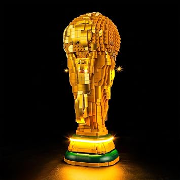 LIGHTAILING Led Light Compatible with Lego-43020 World Cup Official Trophy - Easy Install, Hidden Wiring, Home Decor & Gift-Ready Model Not Included