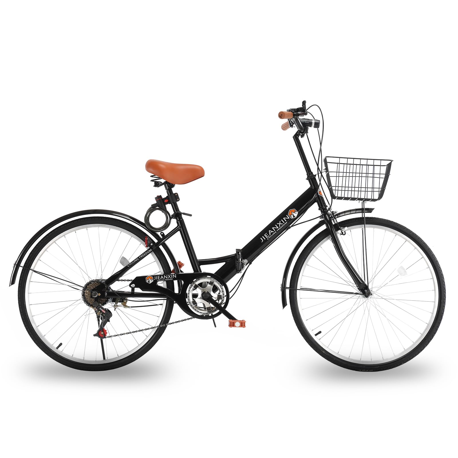 Amazon | J-TANXJ 折りたたみ自転車 26 インチ 7 段変速 軽量 高炭素鋼