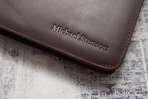 Miniatura 8 de Cartera de cuero para iPad Pro de 12.9 pulgadas (2018202020212022), funda para tablet de negocios para hombres, cartera personalizada para mujeres,