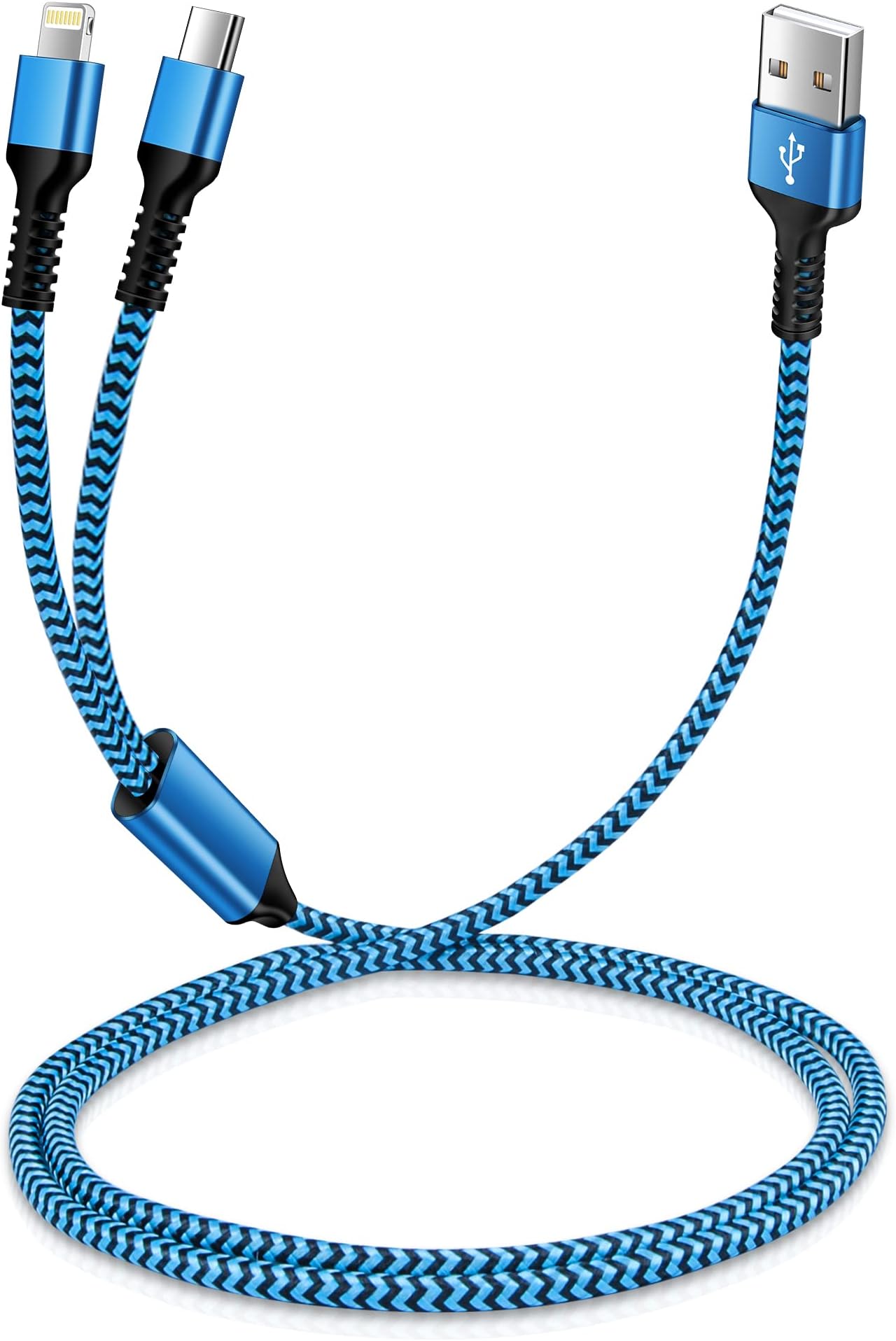 Haoano Lightning & USB-c 2-in-1 Charging Cable (4 Feet)