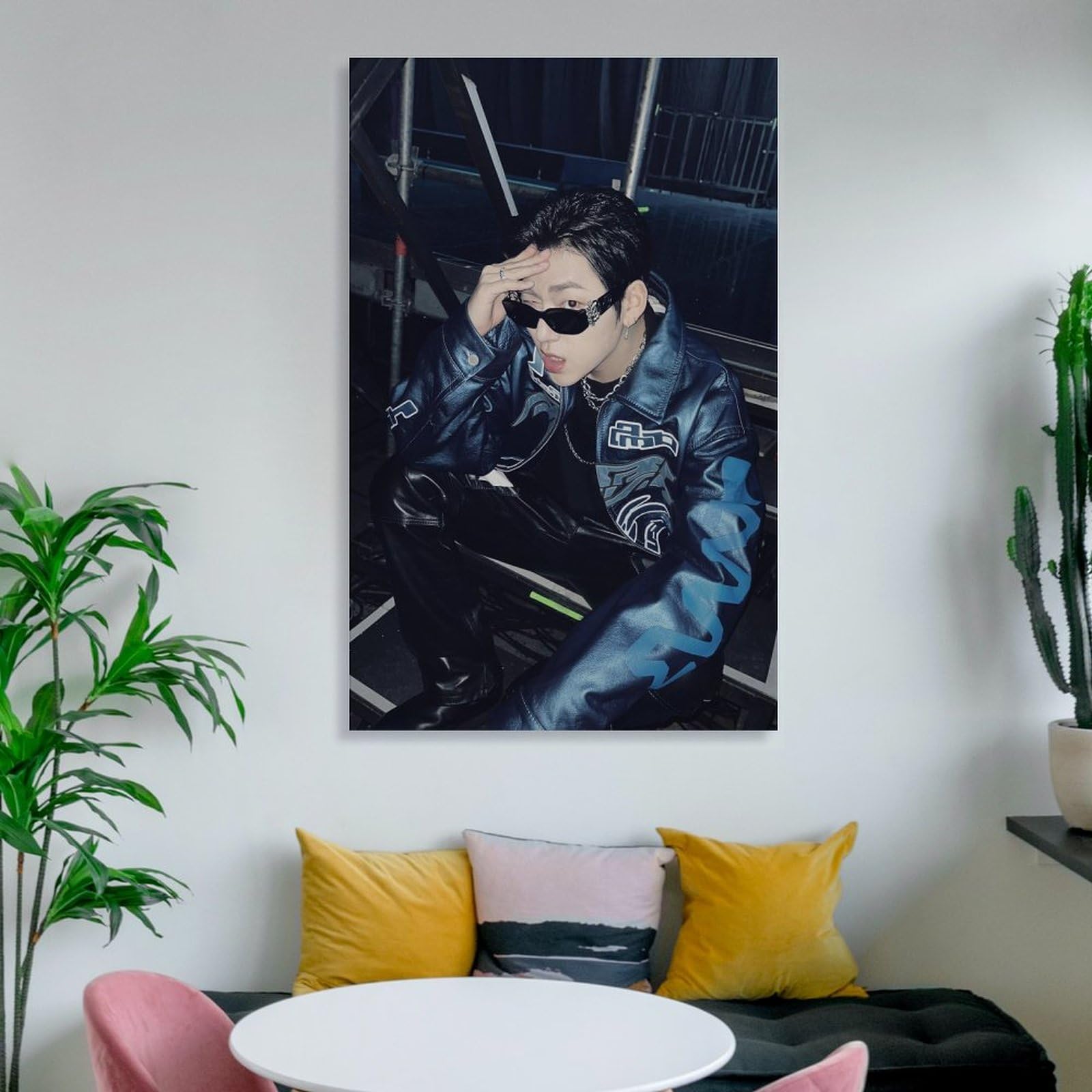 Amazon.co.jp: Zico- Poster Rapper キャンバス 芸術 ポスター 壁