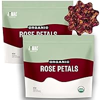 Vista 50 de J Mac Botanicals, Flor de caléndula orgánica (4 onzas), flores y pétalos secos enteros, té de hojas sueltas, flor de caléndula, orgánico certificado