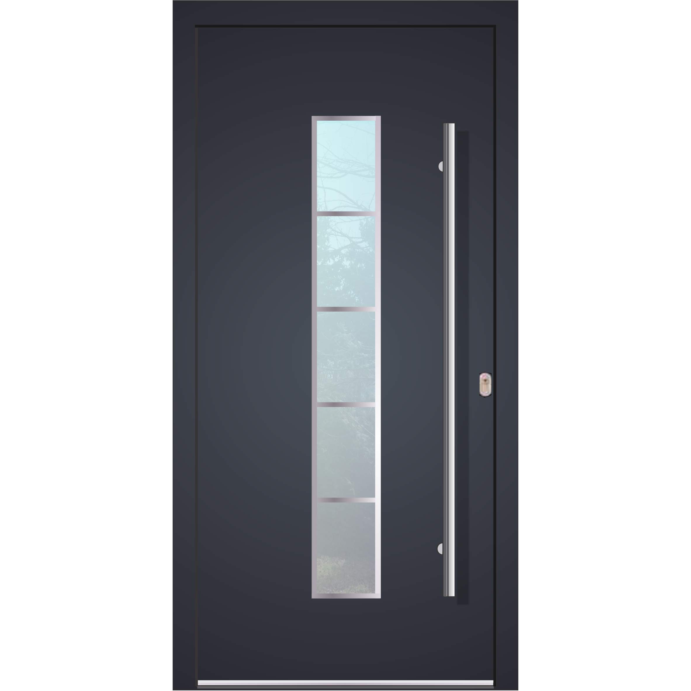 Haustür Oberlicht(max.400mm) WH75 Aluminium Mit Kunststoff