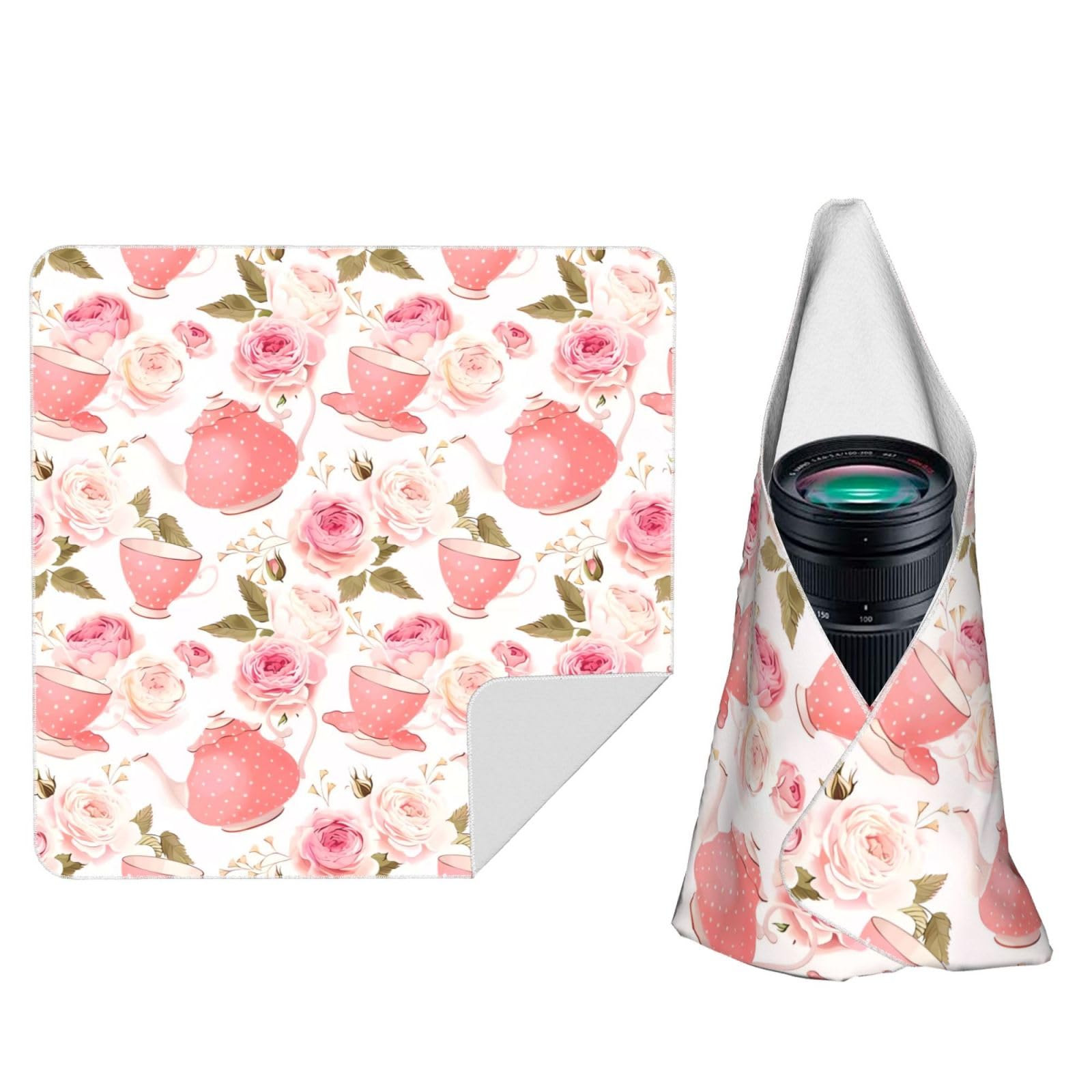 ZhaoYuGoods Pink Teapot Camera Wrap Cloth