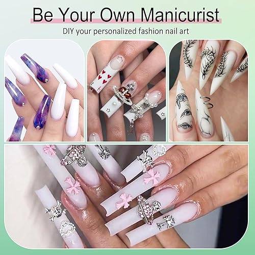 Miniatura 6 de Gel de uñas de polietileno, gel de extensión de uñas de otoño de 2.12 oz, gel de color blanco constructor, diseño de arte de uñas de moda, día de