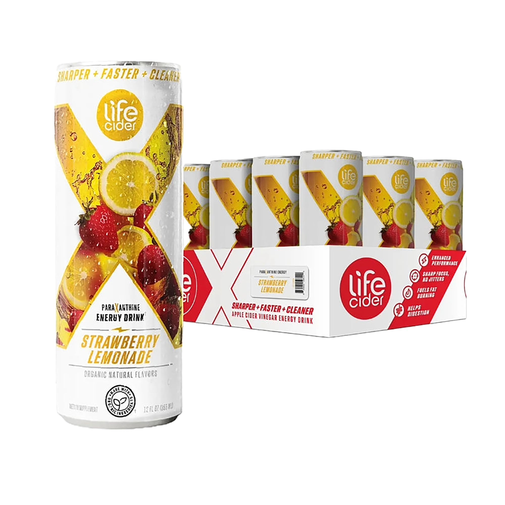 Amazon.com: Life Cider X Strawberry Lemonade Apple Cider Vinegar