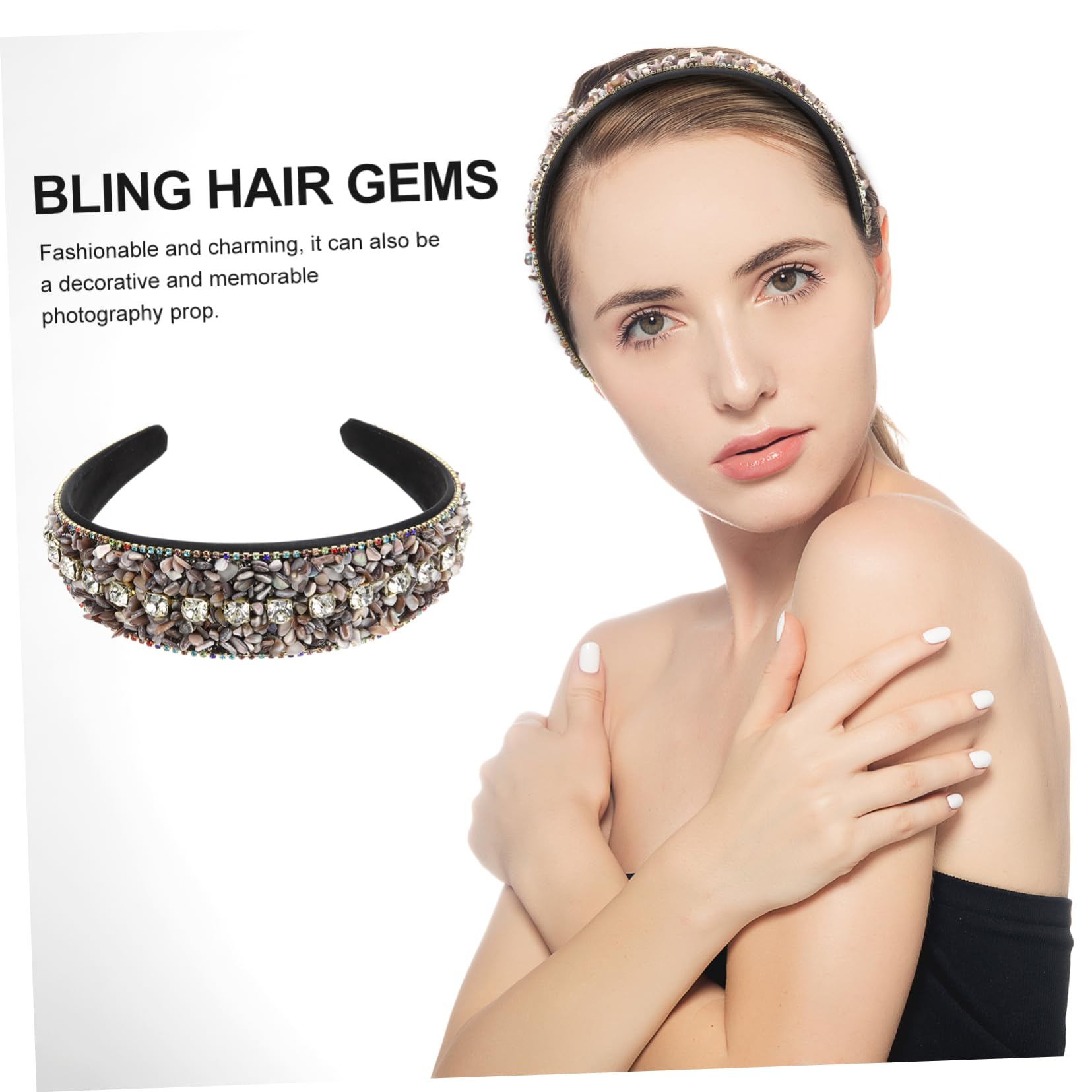 Didiseaon 3pezzi Cerchietto Per Donne Fascia Stile Boho Per Matrimonio e Accessorio Moda Versatile Per Occasione