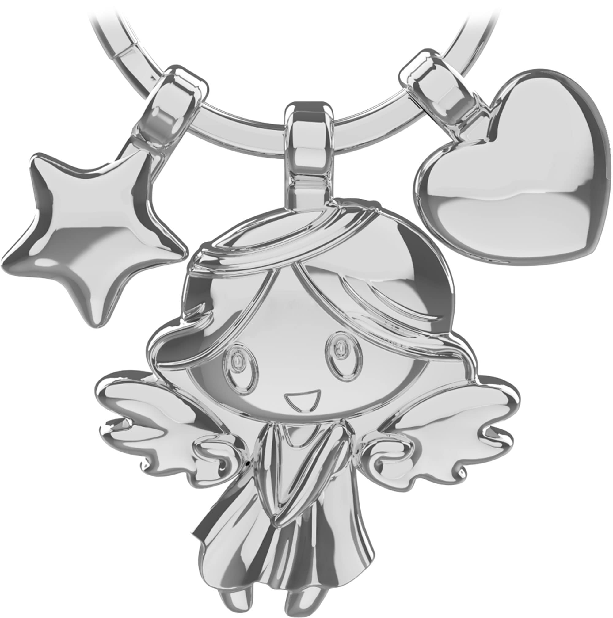 Porte-clés Ange Gardien "Happy" - Porte-bonheur Avec Gravure