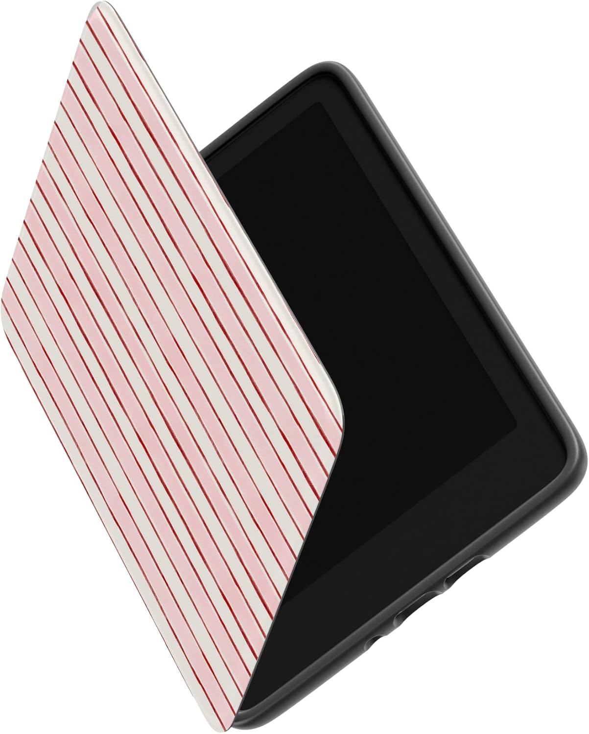 Casely Kindle Case | Pretty in Pastel | Blush Stripes | Compatible with 7" Kindle Colorsoft and 7" Kindle Paperwhite (12th Gen)