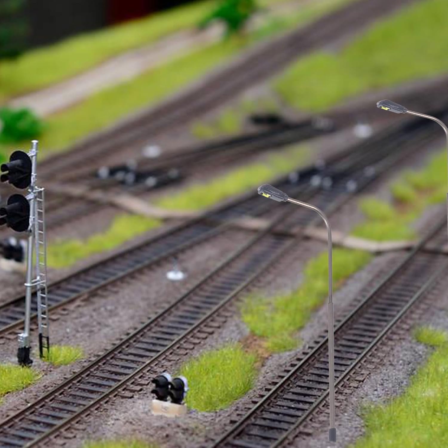 10pcs /150 Model Street Lamp for Railway Model Sand Table Simulation image 5