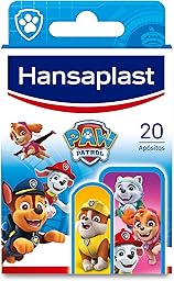 Hansaplast Paw Patrol Children's Wound Dressings, Waterproof Adhesive Dressings, Skin Friendly, Painless to Remove, Patterned - 20 Pieces
