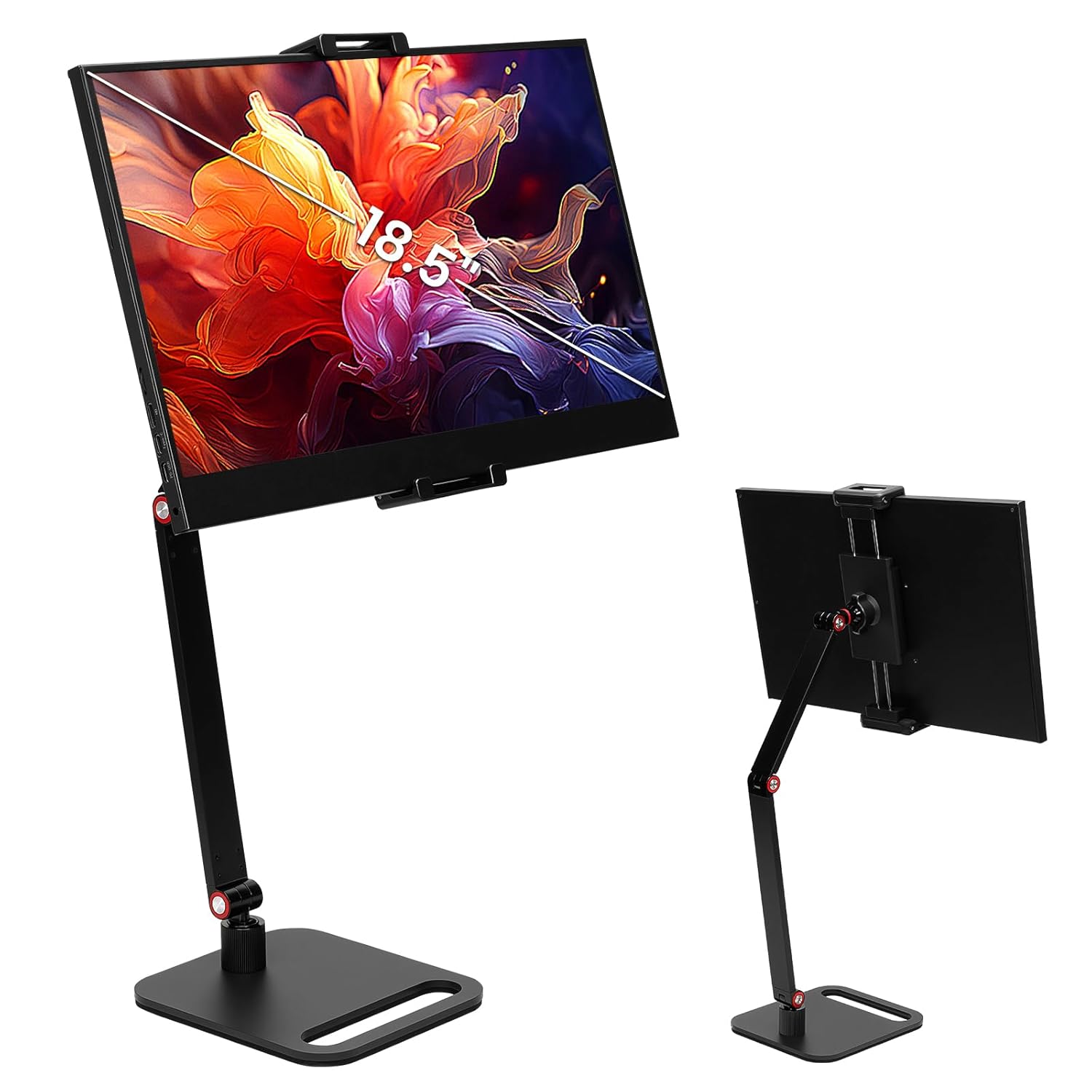Polbecky for iPad Tablet Stand Holder for Desk 4 7-12 9 Inch Portable Monitor Stand Holder for 6-17