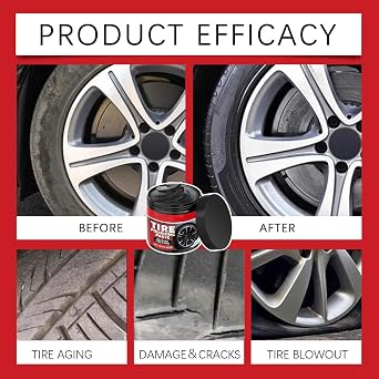 Car Tire Shine With Sponge, 100g Tire Polishing Paste, Tires Coating Paste Rapid Acting, Auto Wheel Polishing Pastes With Applicator, Wheel Scratch Repair Care Wax, For Sedan, SUV, Motorcycle