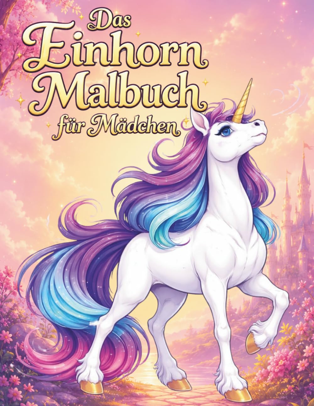 Das Einhorn Malbuch für Mädchen: Ein zauberhaftes Abenteuer zum Ausmalen (Magische Welten zum Ausmalen)