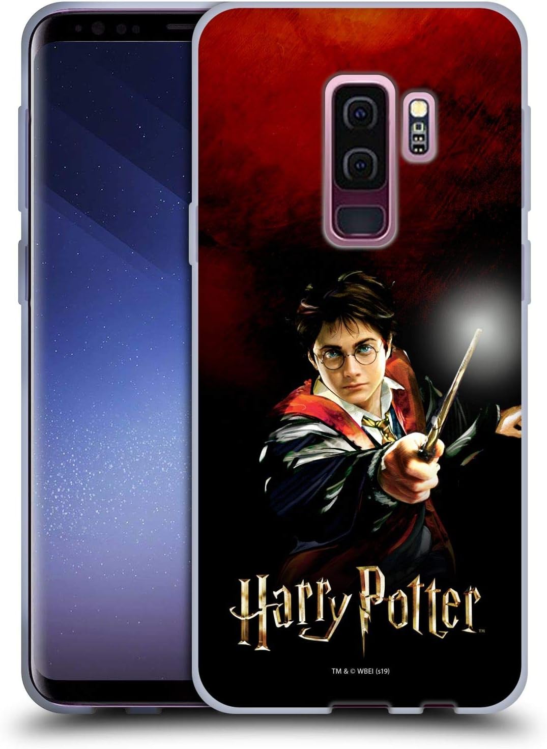 Head Case Designs Officially Licensed Harry Potter Harry Portrait Prisoner of Azkaban II Soft Gel Case Compatible with Samsung Galaxy S9+ / S9 Plus