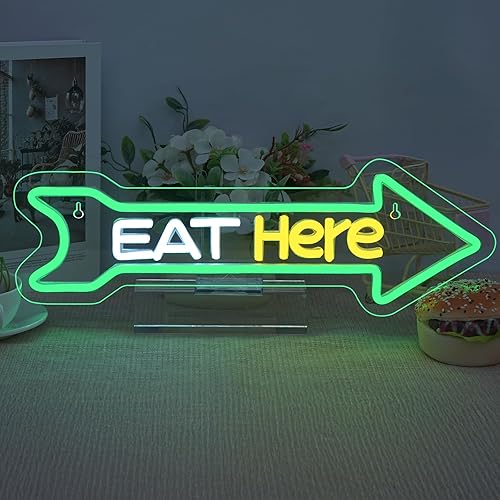 Miniatura 18 de Looklight Letreros de neón de disco para decoración de pared, letrero de luz LED rosa y azul, letrero de neón con letras iluminadas USB, letrero de