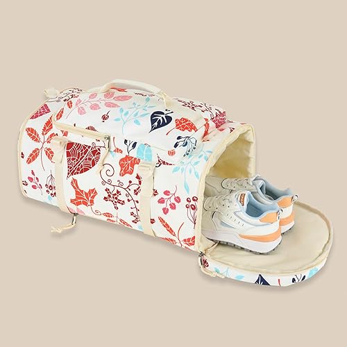 Miniatura 142 de Bolsa de lona para gimnasio, 4 vías, impermeable, con compartimento para zapatos, para viajes, deporte, senderismo, laptop, Cielo estrellado