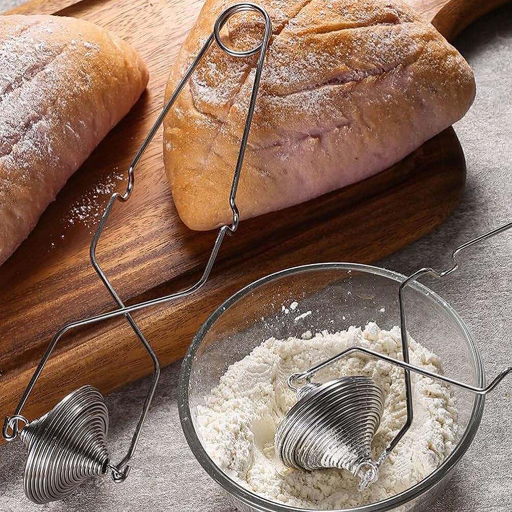 DOITOOL Handheld Sifter Stainless Steel Flour Sieve for Baking Mesh Strainer for Powdered Sugar Flour Cocoa Baking Powder Almond Powder 6.69 in