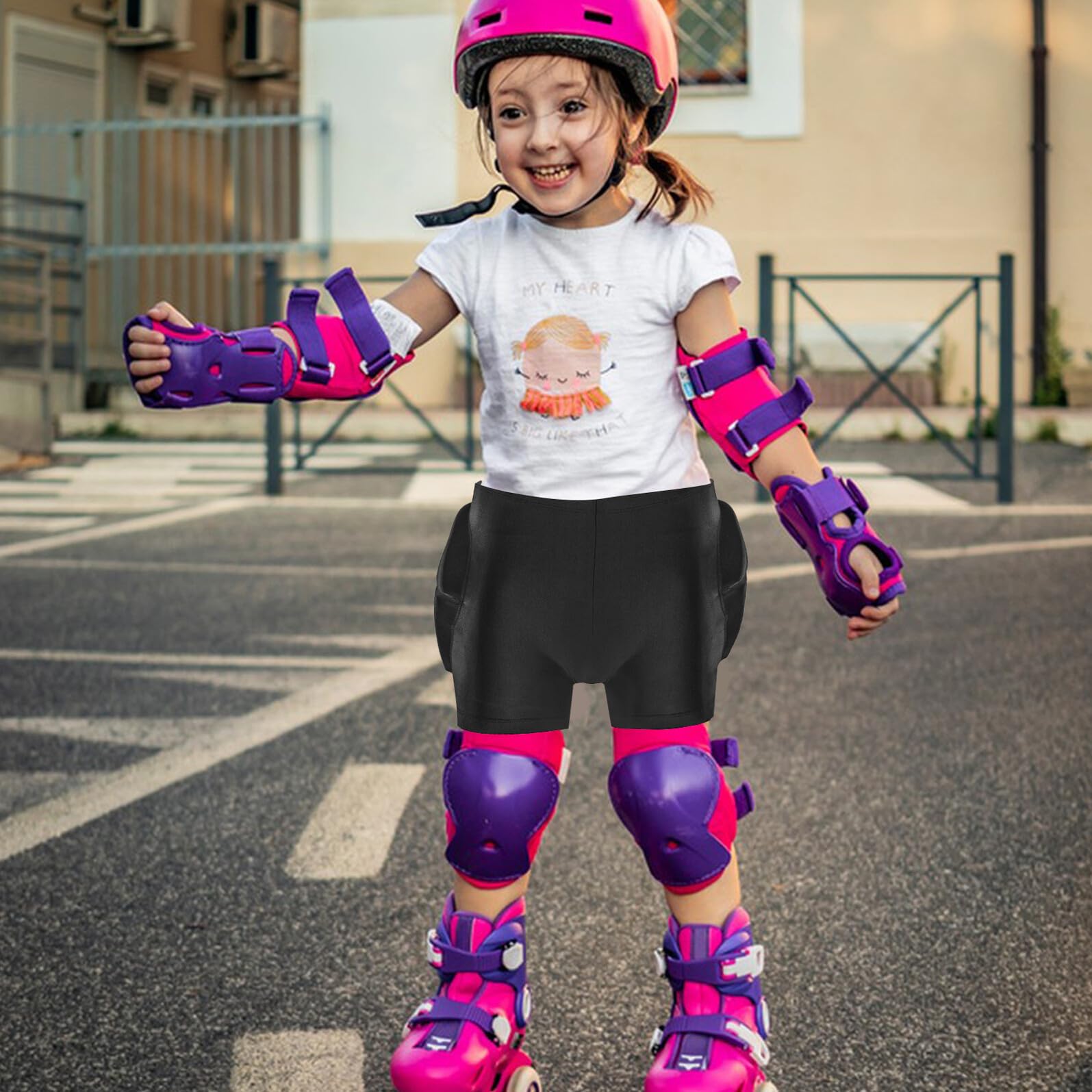 ABOOFAN Skate Hüftprotektor für Junge Mädchen Klettern und Mehr mit Optimaler Luftzirkulation und Hautfreundlichen Materialien für Sicheren Schutz
