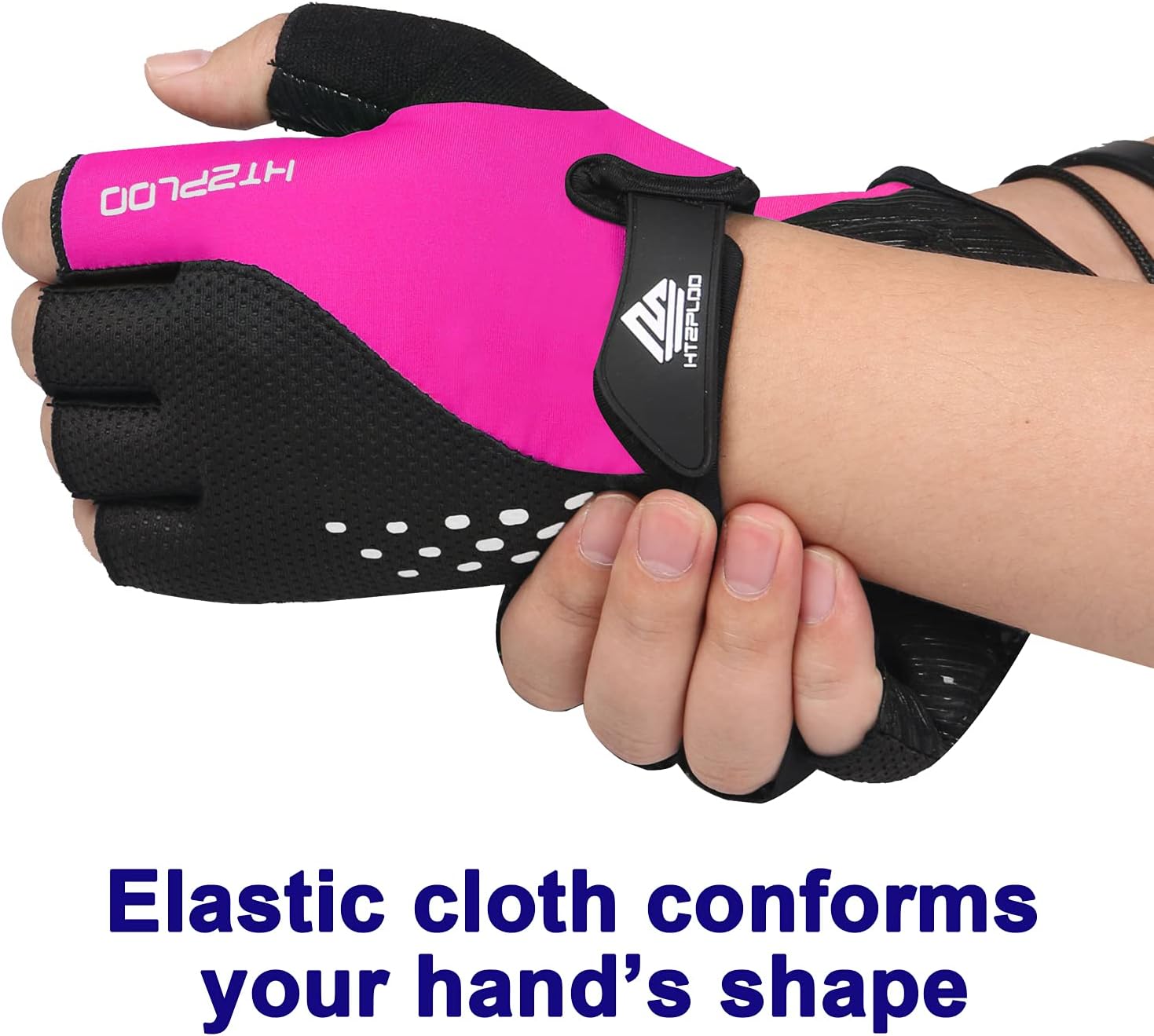 HTZPLOO Bike Gloves Cycling Gloves Biking Gloves for Men Women with Anti-Slip Shock-Absorbing Pad,Light Weight,Nice Fit,Half Finger Bicycle Gloves : Clothing, Shoes & Jewelry