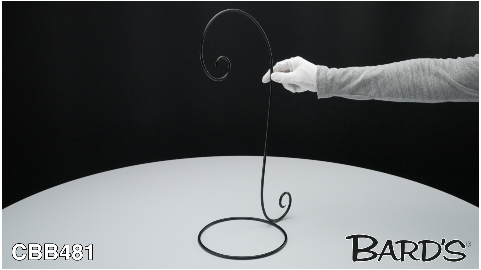 Amazon.com: Bard's Wrought Iron Black Ornament Stand, 18