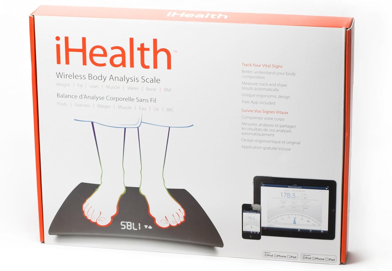 iHealth Vista Wireless Body Analysis Scale for Apple and Android