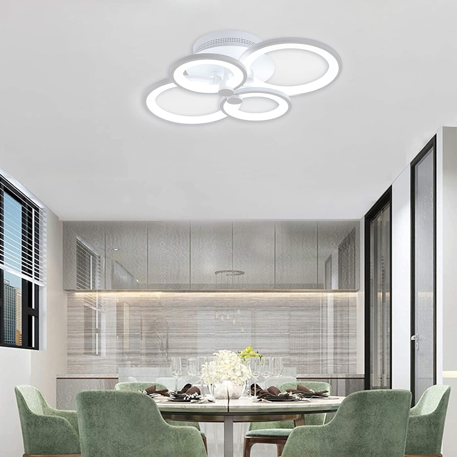 ❤ Crаzу Dеаlѕ Ganeed Modern Ceiling Light,Metal Acrylic LED Flush Mount Ceiling Light Fixtures,36W LED Chandelier Light Fixture for Living Room Kitchen Bedroom Dinner Room,Cool White 6500K Onе-Dау Sаlе: Uр tо 40% оƒƒ Ganeed Modern Ceiling Light,Metal Acrylic LED Flush Mount Ceiling Light Fixtures,36W LED Chandelier Light Fixture for Living Room Kitchen Bedroom Dinner Room,Cool White 6500K