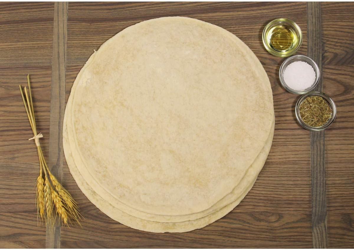 Ultra Thin Crust Par Baked Round Traditional Pizza Crust, 10 inch - 30 per case.
