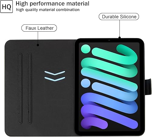 Miniatura 41 de Dteck Funda para iPad mini de 7/6ª generación (A17 Pro/A15) versión 2024/2021 (8.3 pulgadas), bonita funda con diseño de árbol con función