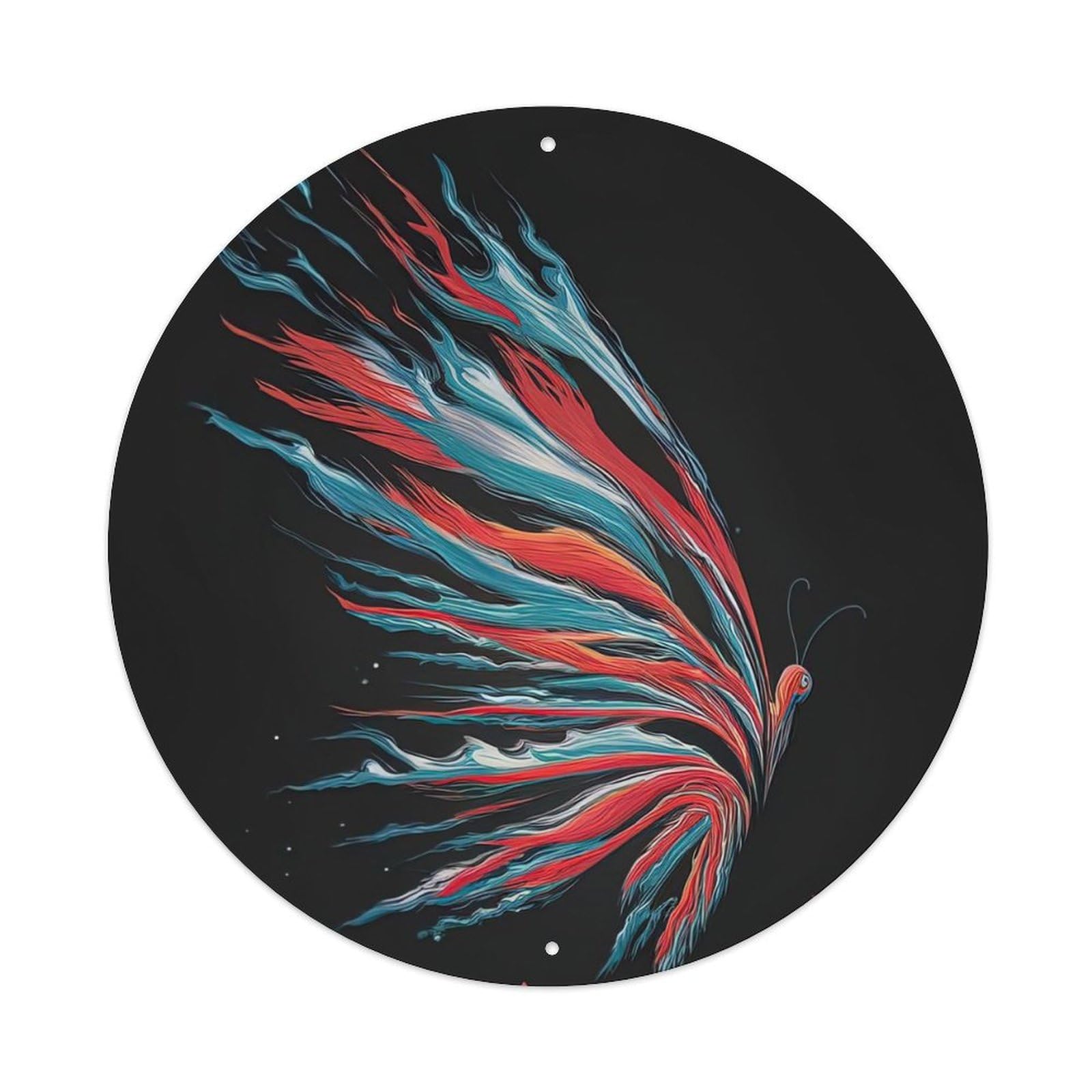 Animal Abstract Butterfly Metal Tin Sign