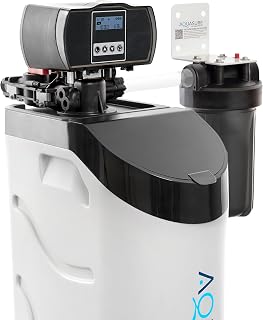 Aquasure Harmony Lite 34,000 Grain Whole House Water Softener with Sediment Pre-Filter - Ideal for 1-3 Bathrooms, Compact Design