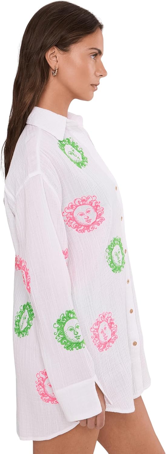 Lilly Pulitzer Womens Kwitney Embroidered Long
