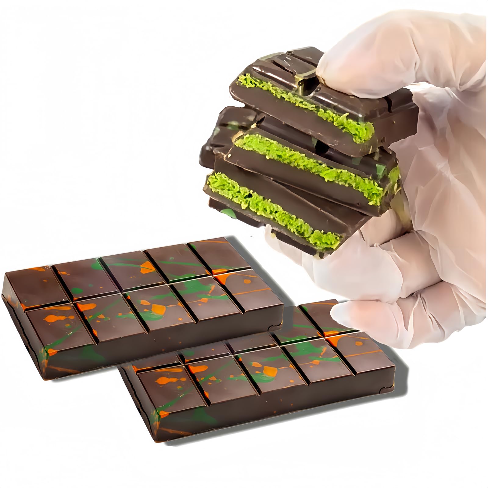 Amazon | Dubai Chocolate ドバイチョコ55g*2個 Dubai Chocolate