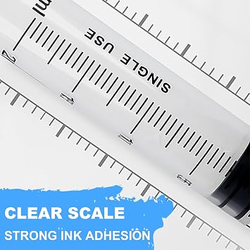100ml Large Plastic Syringe,Reusable Liquid PlasticSyringe with 80cm Tube