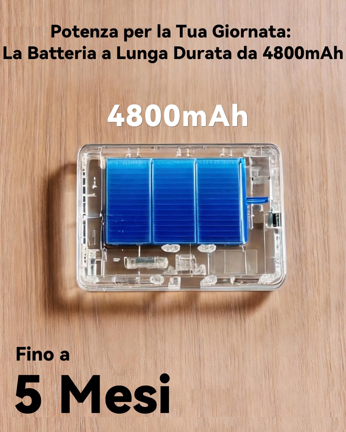 Imou VD1 5MP Spioncino Digitale WiFi con Schermo a Colori da 4,3", Videocitofono 3K, Campo Visivo 149°, Rilevamento Umano, 24/7 Registrazione, 4800 mAh Batteria, Protezione della Privacy, 2.4/5 GHz