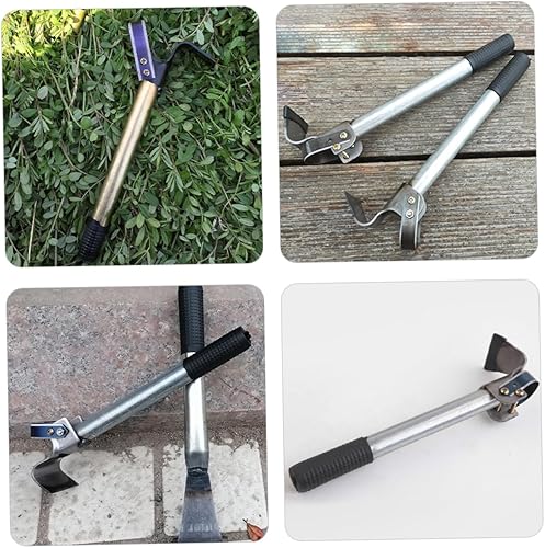 Miniatura 2 de DOITOOL Raspador de corteza Herramienta de descortezado de árbol de metal, espátula de metal, herramienta de corte de corteza, herramienta de