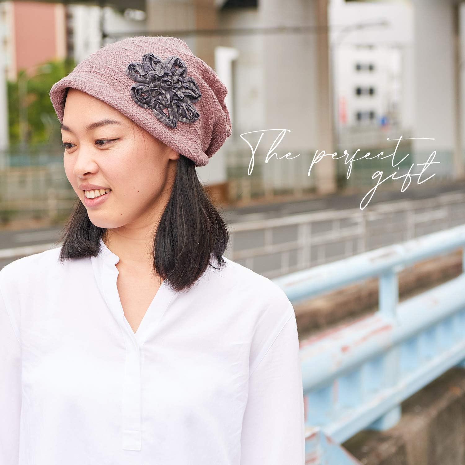 Womens Slouchy Beanie Cap Cotton Beret 