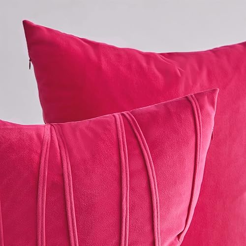 Miniatura 4 de Top Finel Fundas de almohada decorativas para el día de San Valentín, 18 x 18 pulgadas, fundas de almohada rústicas de terciopelo sólido suave para